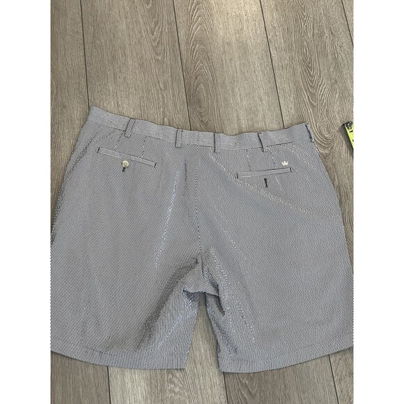 Peter Millar Golf Shorts Mens Size 42 Grey White Featherweight Preppy - Picture 6 of 8
